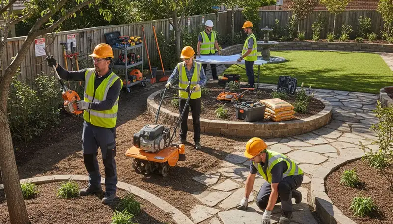 Minneapolis tree service team providing landscape design and tree care for local properties