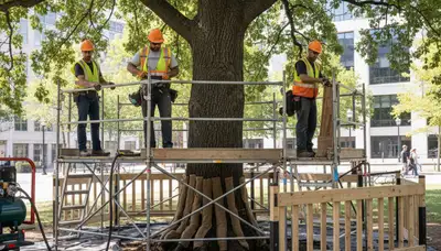 Root protection service in Minneapolis, MN for healthy tree roots and soil care