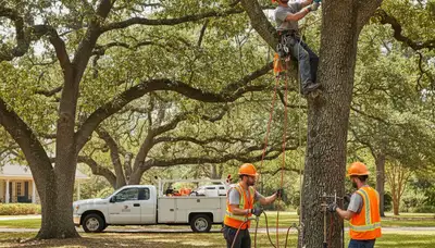 Minneapolis arborist treating tree disease on a residential property in Minneapolis, MN
