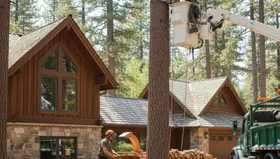 Minneapolis, MN tree service team trimming trees for safe, professional property care