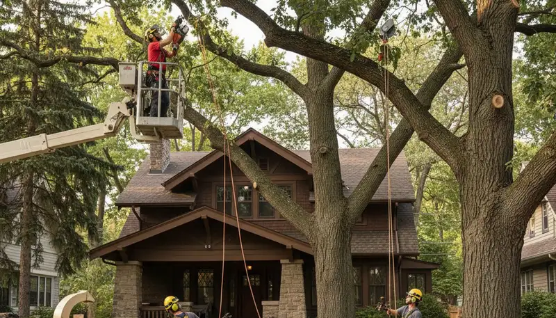 Professional tree trimming service in Minneapolis, MN for safe, precise tree care